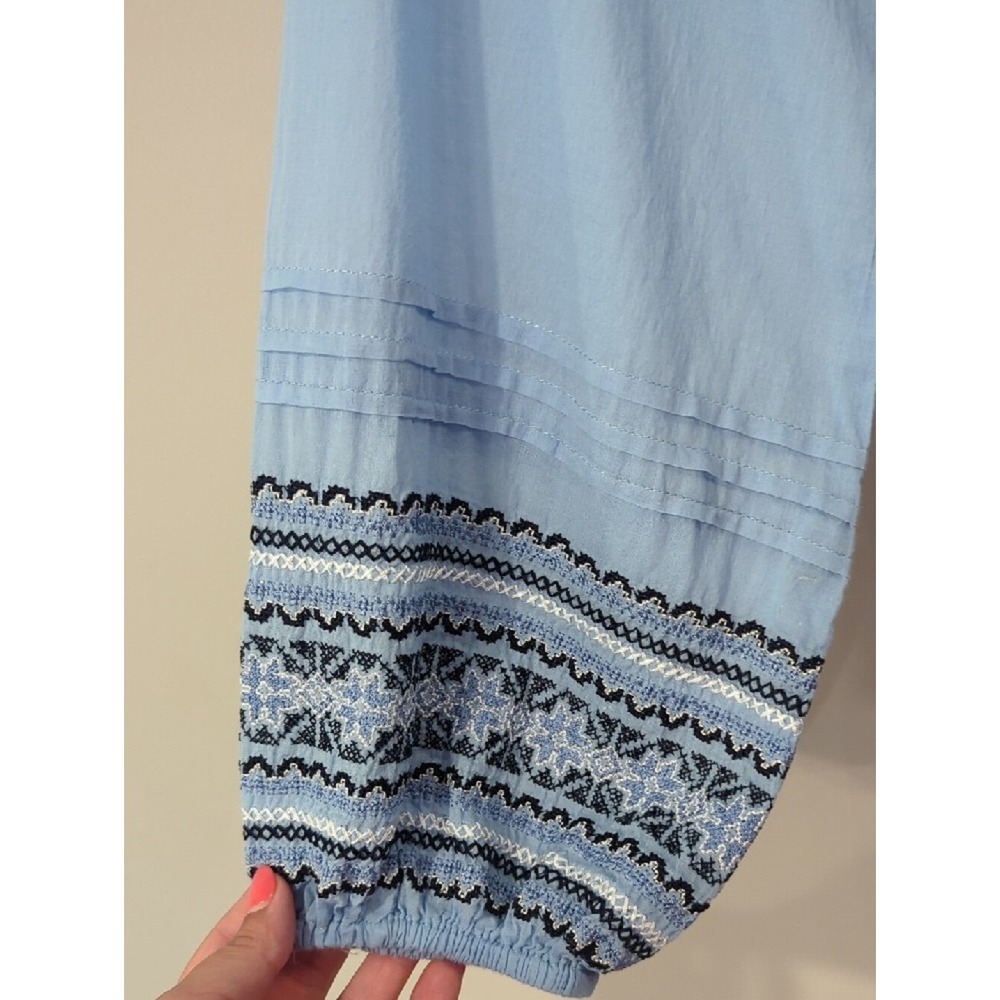 Roller‎ Rabbit Dress Puff Sleeve Embroidered Belted size Small image 7